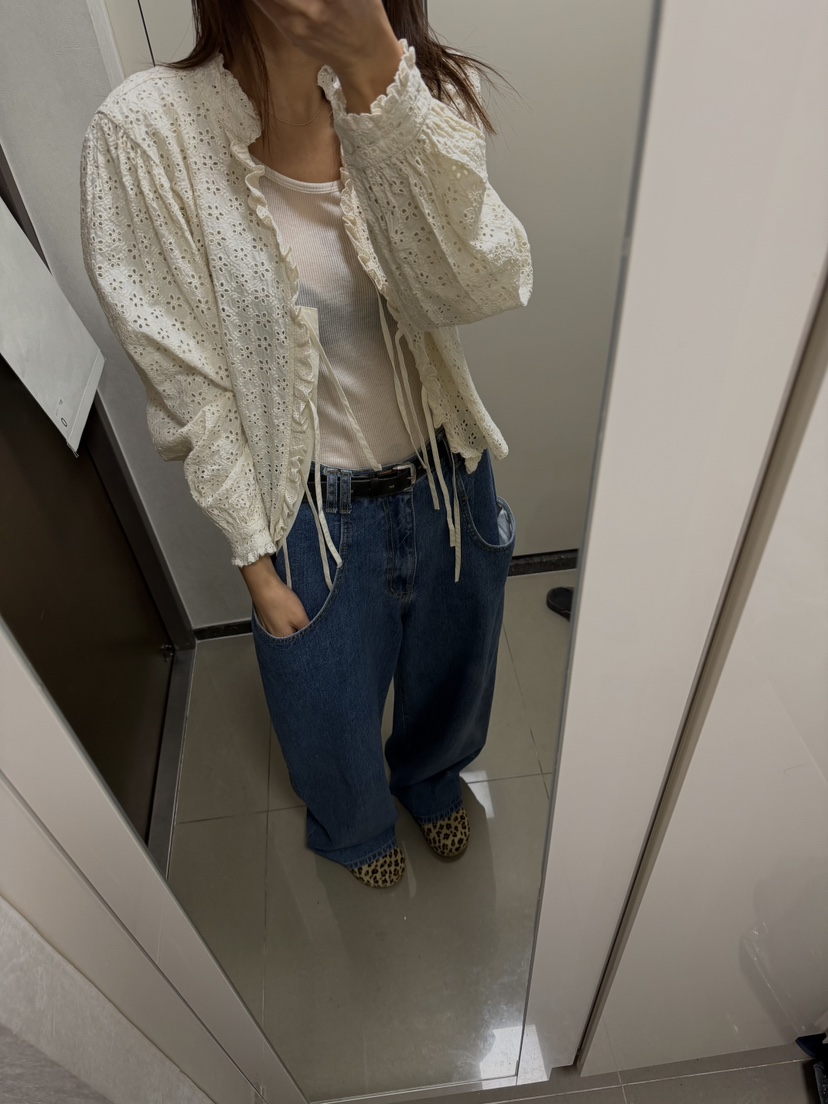 FRANC—L韓國直郵女裝新款時尚真品休閑推薦26夏季牛仔褲口袋FRANC牛仔褲