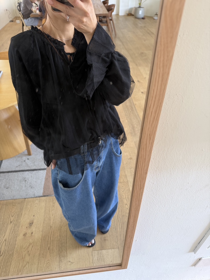 FRANC—L韓國直郵女裝新款時尚真品休閑推薦26夏季牛仔褲口袋FRANC牛仔褲