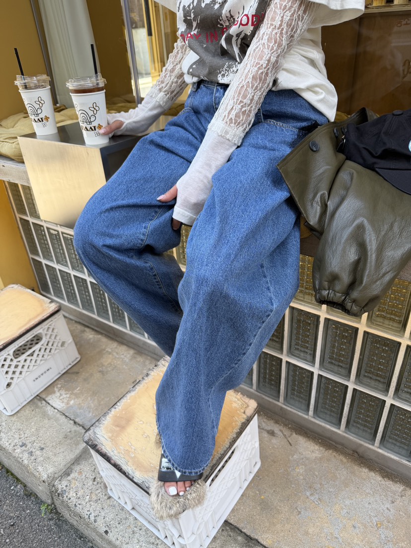 FRANC—L韓國直郵女裝新款時尚真品休閑推薦26夏季牛仔褲口袋FRANC牛仔褲