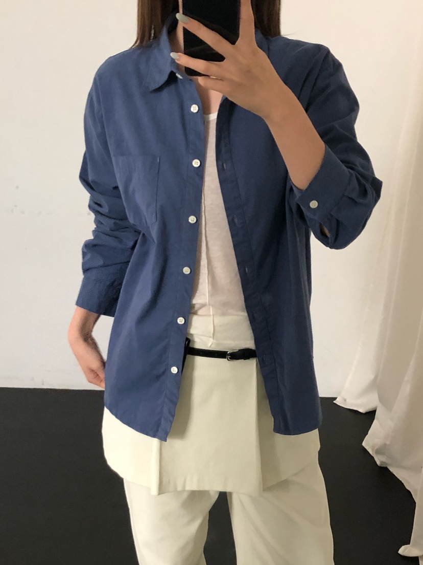 ONDO-P東大門代購女裝新款推薦時尚休閑真品襯衫蕾絲衫口袋ONDO-P襯衫/蕾絲衫