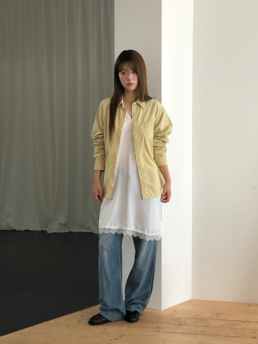 ONDO-P東大門代購女裝新款推薦時尚休閑真品襯衫蕾絲衫口袋ONDO-P襯衫/蕾絲衫