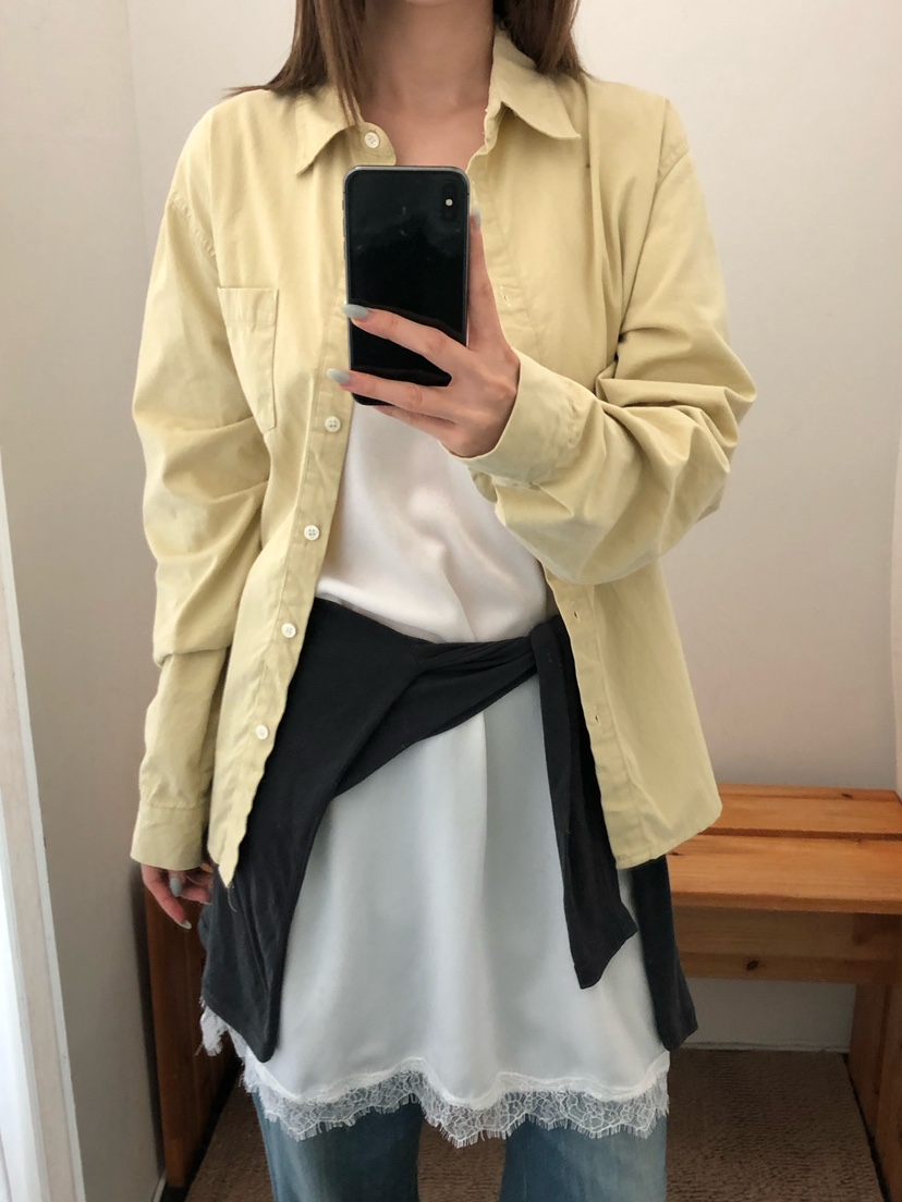 ONDO-P東大門代購女裝新款推薦時尚休閑真品襯衫蕾絲衫口袋ONDO-P襯衫/蕾絲衫