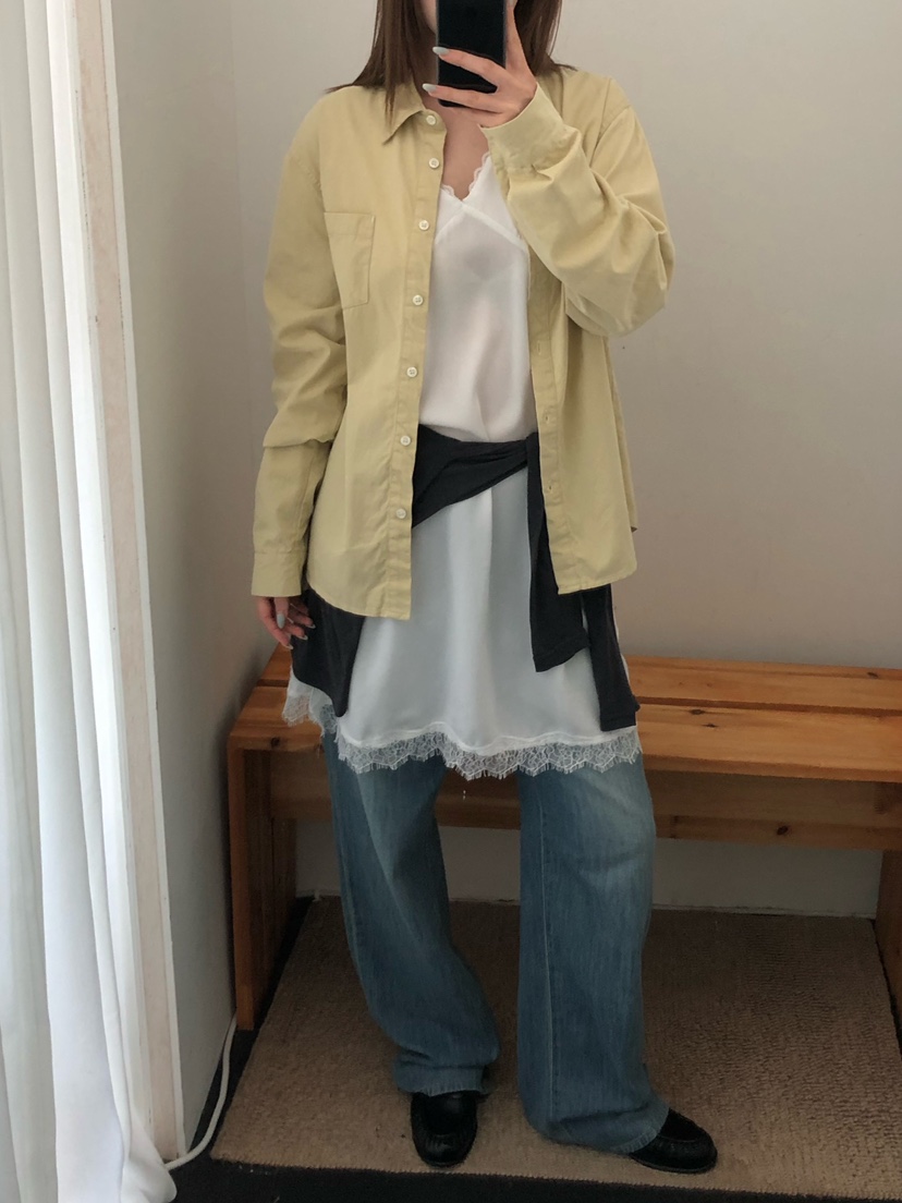 ONDO-P東大門代購女裝新款推薦時尚休閑真品襯衫蕾絲衫口袋ONDO-P襯衫/蕾絲衫