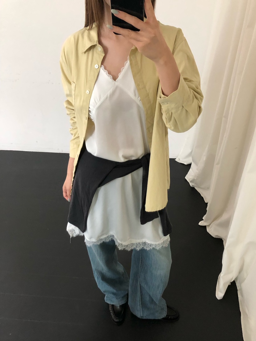 ONDO-P東大門代購女裝新款推薦時尚休閑真品襯衫蕾絲衫口袋ONDO-P襯衫/蕾絲衫