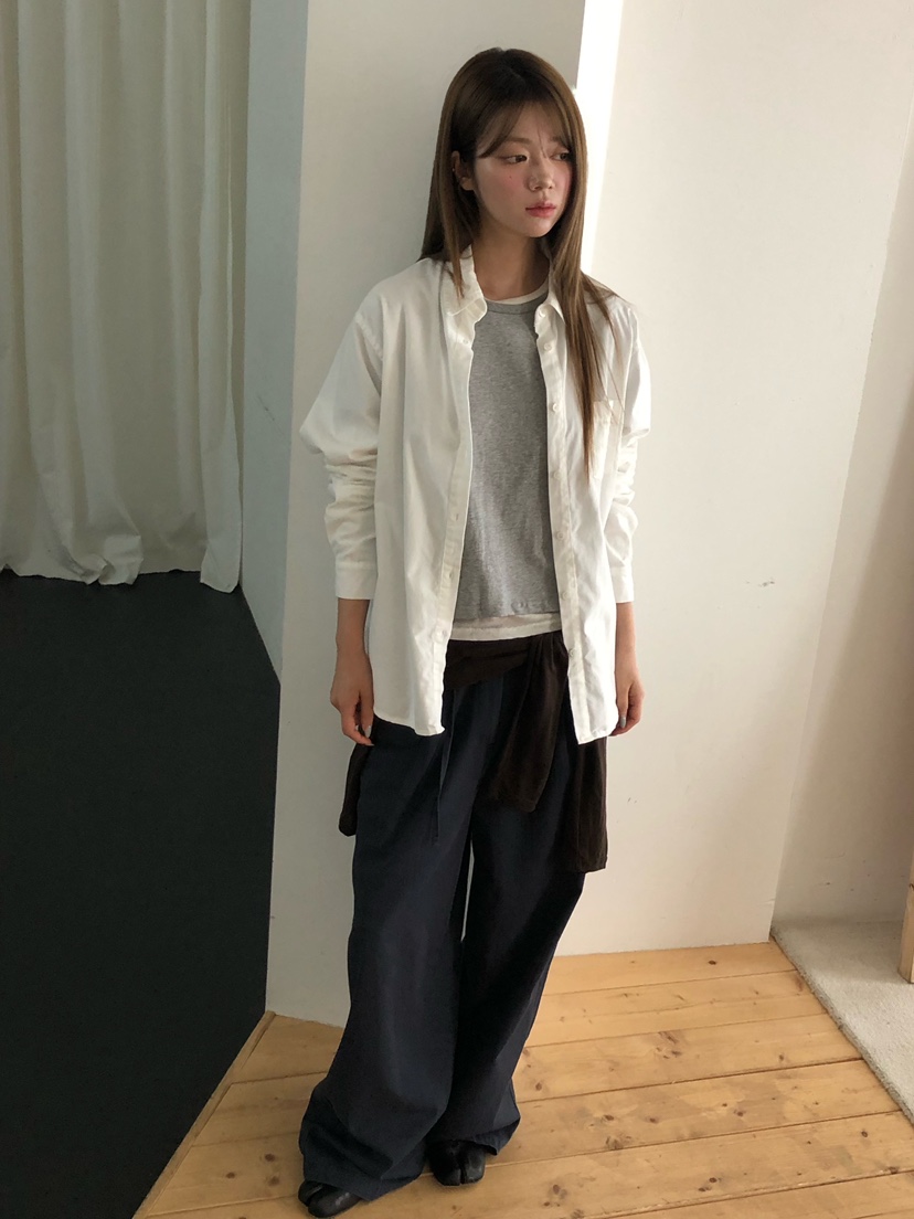 ONDO-P東大門代購女裝新款推薦時尚休閑真品襯衫蕾絲衫口袋ONDO-P襯衫/蕾絲衫
