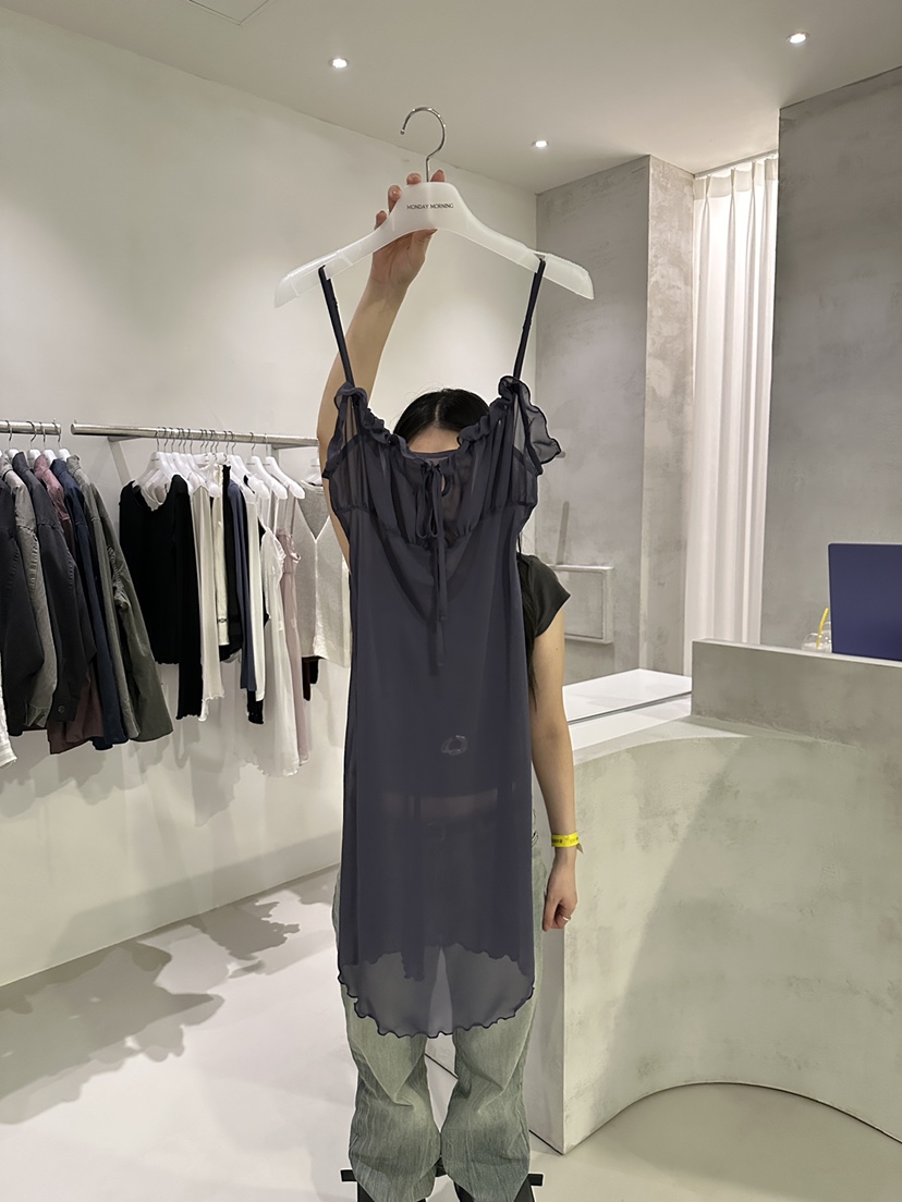 MONDAYMORING韓國直郵女士新款時尚人氣休閑推薦真品連衣裙MONDAYMORING連衣裙圖色3