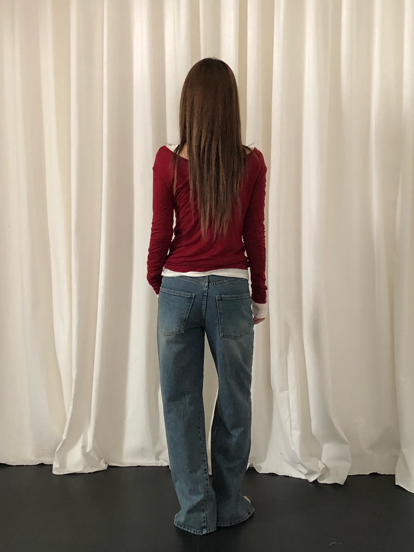 ONDO-P韓國直郵女士新款時尚真品推薦熱賣26夏季休閑牛仔褲ONDO-P牛仔褲