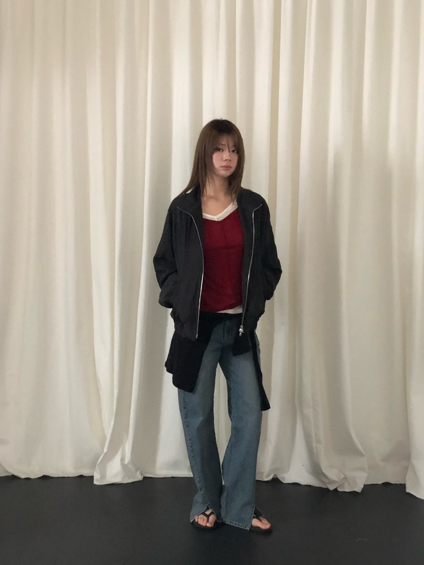 ONDO-P韓國直郵女士新款時尚真品推薦熱賣26夏季休閑牛仔褲ONDO-P牛仔褲