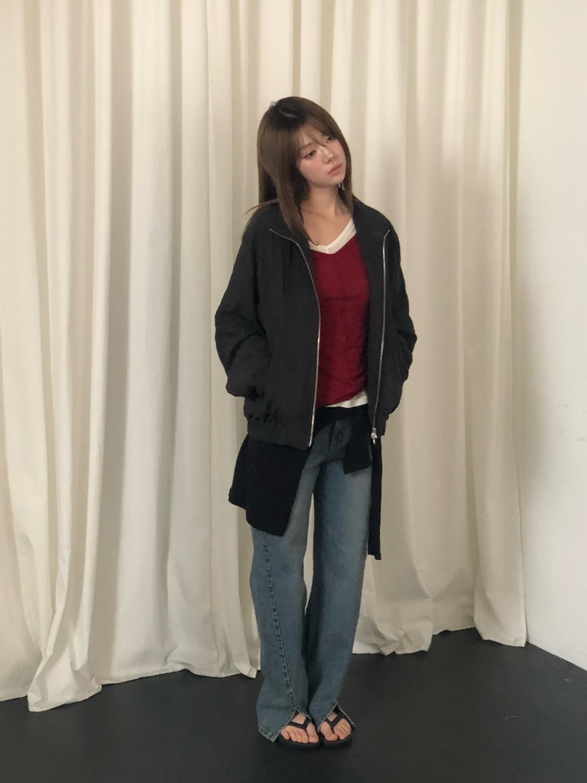 ONDO-P韓國直郵女士新款時尚真品推薦熱賣26夏季休閑牛仔褲ONDO-P牛仔褲