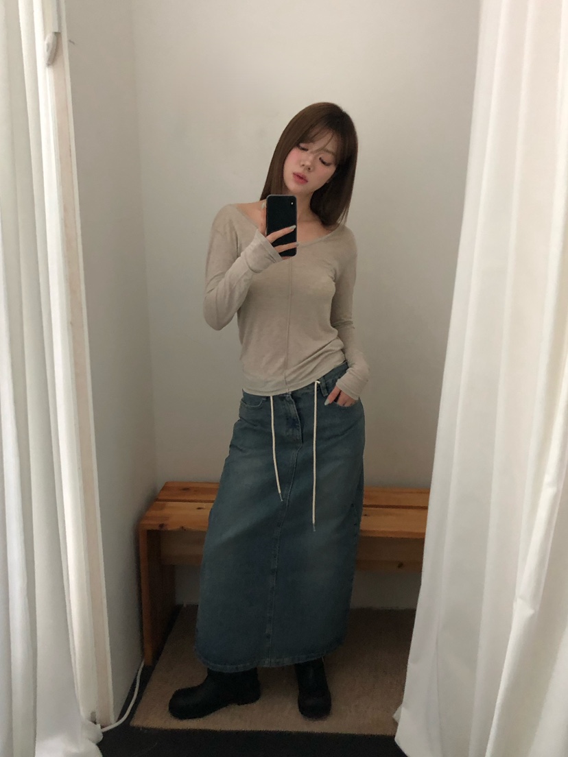 ONDO-P東大門直郵女士新品推薦熱賣人氣時尚真品休閑長裙ONDO-P長裙