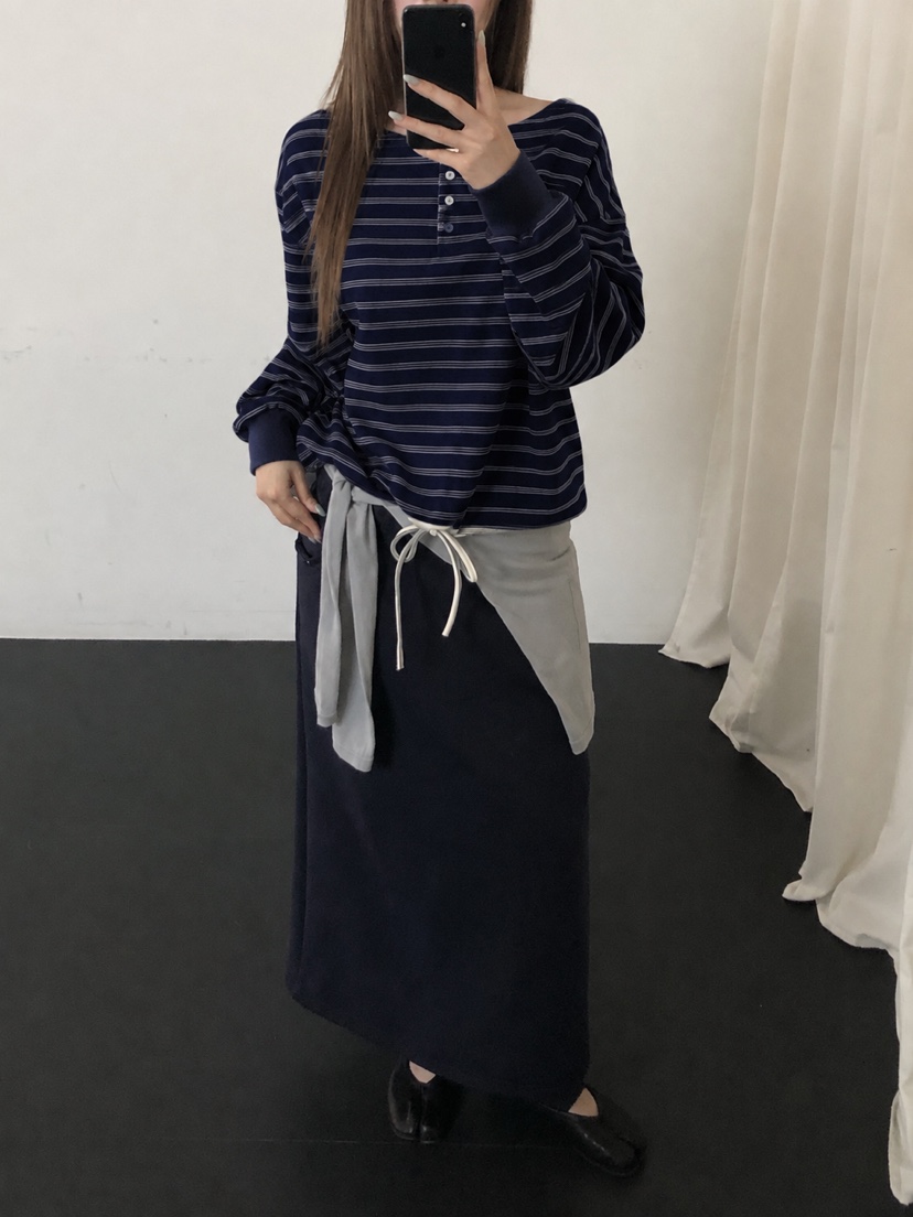 ONDO-P東大門直郵女裝新款推薦時尚熱賣人氣26夏季衛衣條紋ONDO-P衛衣