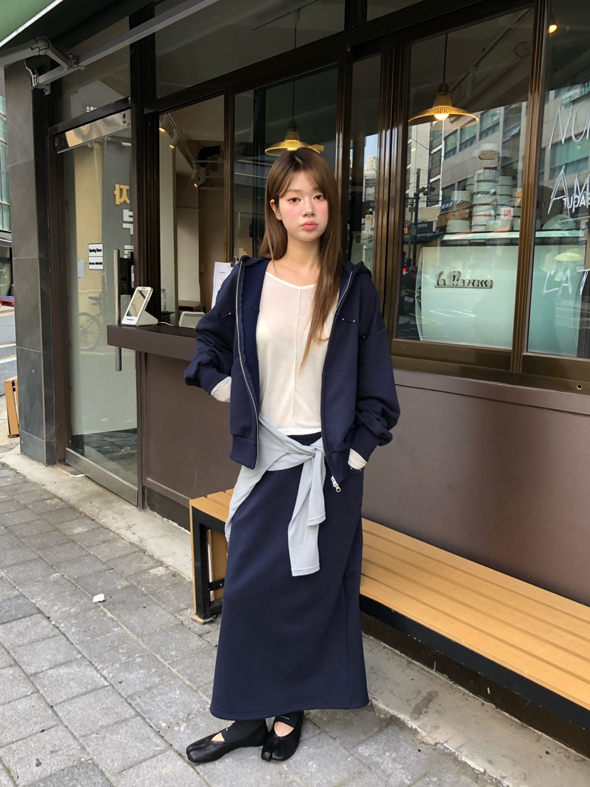 ONDO-P東大門實拍女士新款真品推薦休閑26夏季衛衣拉鏈連帽衫ONDO-P衛衣
