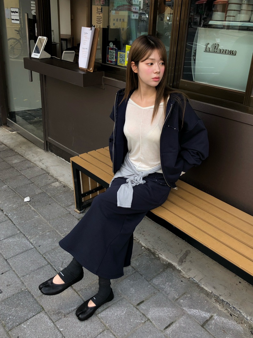 ONDO-P東大門實拍女士新款真品推薦休閑26夏季衛衣拉鏈連帽衫ONDO-P衛衣