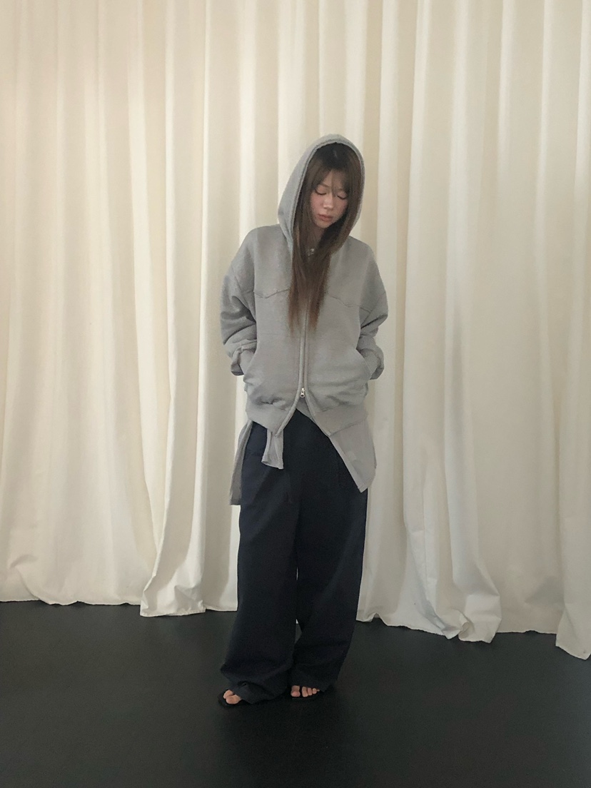 ONDO-P東大門實拍女士新款真品推薦休閑26夏季衛衣拉鏈連帽衫ONDO-P衛衣