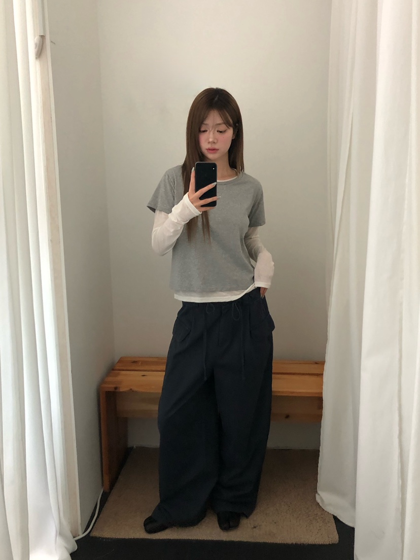 ONDO-P東大門直郵女裝新品熱賣時尚休閑休閑褲工裝水洗棉質ONDO-P休閑褲