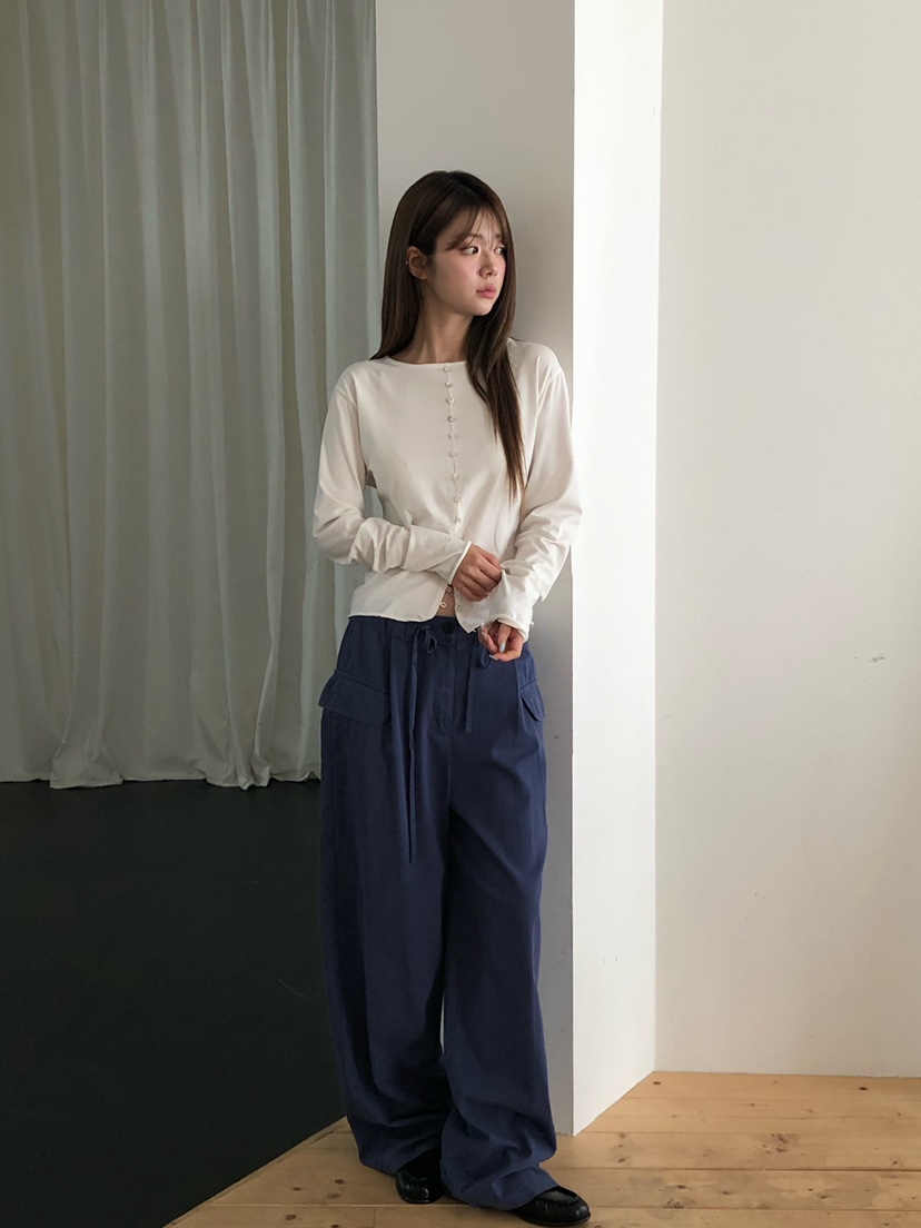 ONDO-P東大門直郵女裝新品熱賣時尚休閑休閑褲工裝水洗棉質ONDO-P休閑褲