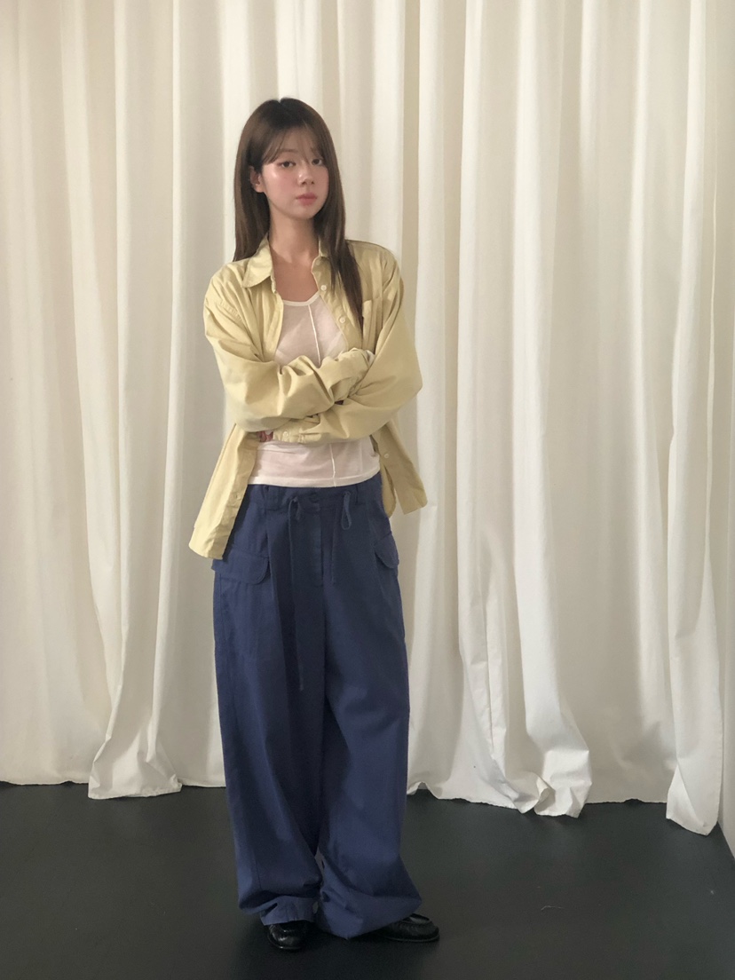 ONDO-P東大門直郵女裝新品熱賣時尚休閑休閑褲工裝水洗棉質ONDO-P休閑褲