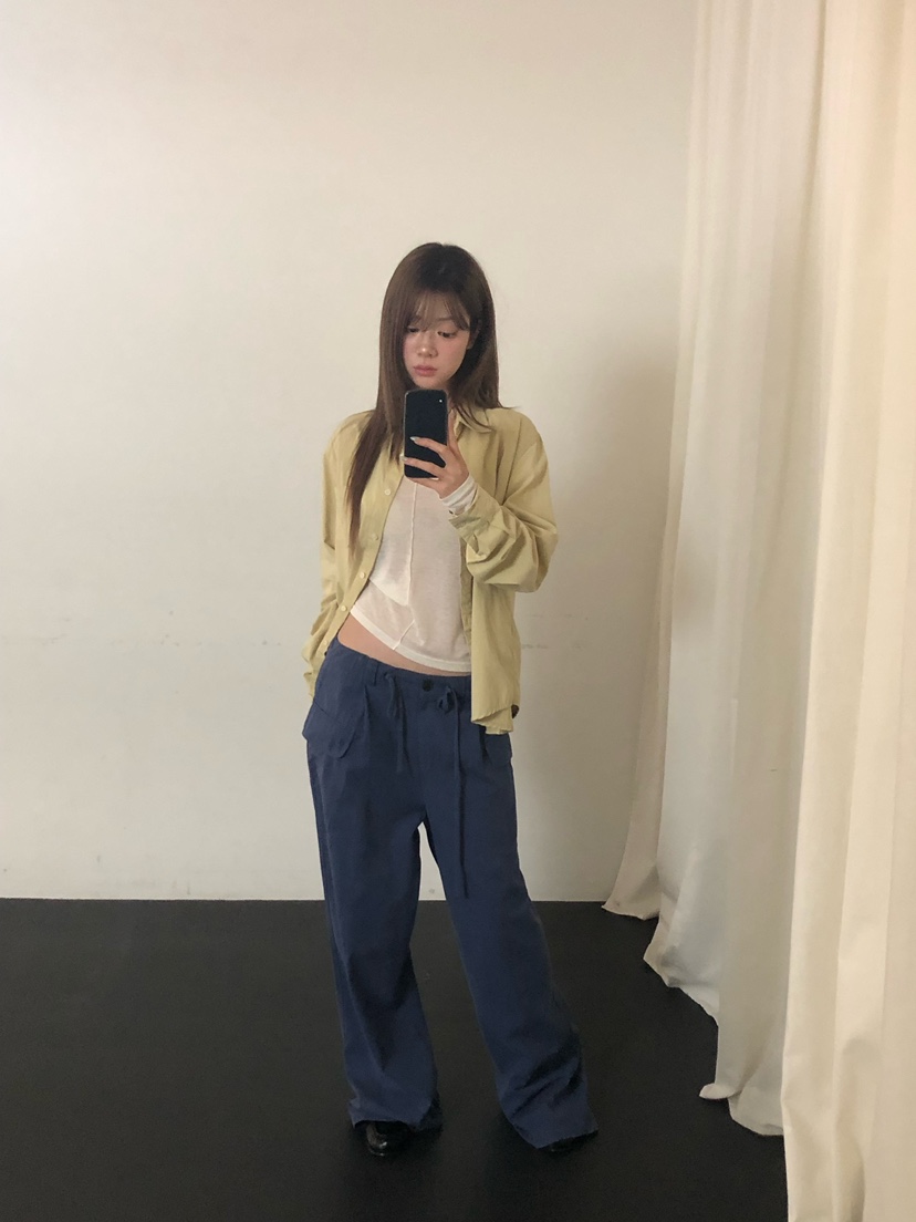 ONDO-P東大門直郵女裝新品熱賣時尚休閑休閑褲工裝水洗棉質ONDO-P休閑褲