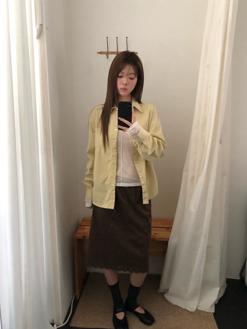 ONDO-P東大門直郵女裝新品熱賣26夏季半身裙中短裙絨面革ONDO-P半身裙/中短裙