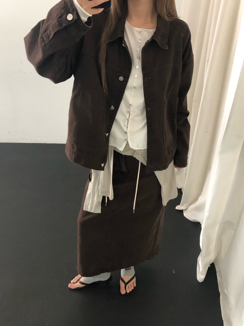 ONDO-P韓國代購女士新品26夏季真品時尚休閑推薦熱賣夾克ONDO-P夾克