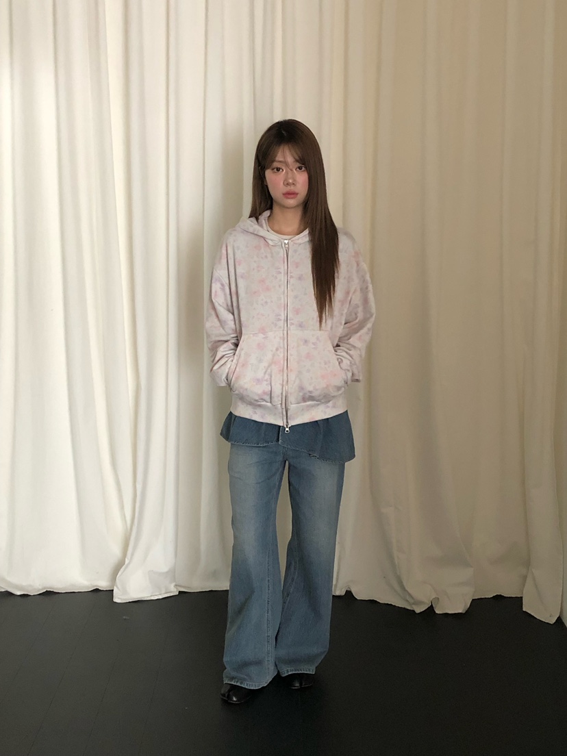 ONDO-P韓國直郵女士新品熱賣休閑時尚26夏季牛仔褲喇叭形ONDO-P牛仔褲