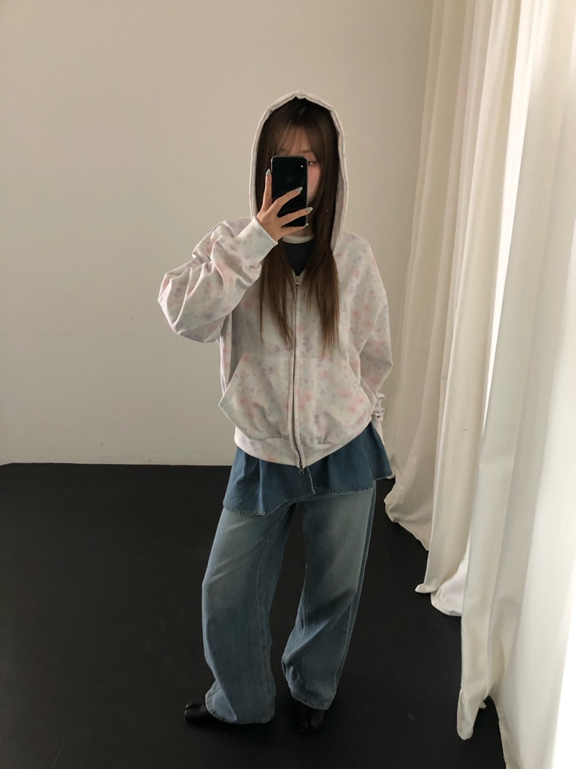 ONDO-P韓國直郵女士新品熱賣休閑時尚26夏季牛仔褲喇叭形ONDO-P牛仔褲
