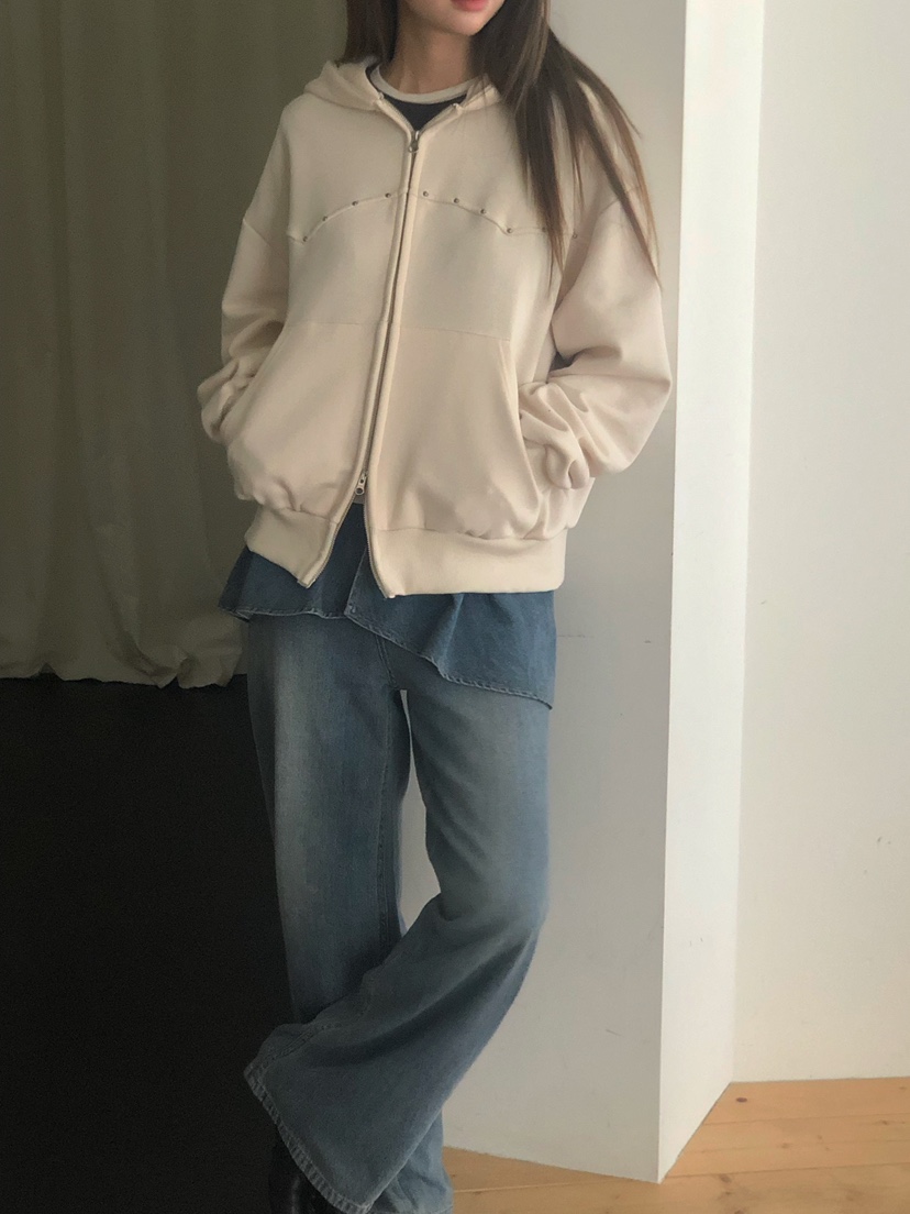 ONDO-P韓國直郵女士新品熱賣休閑時尚26夏季牛仔褲喇叭形ONDO-P牛仔褲