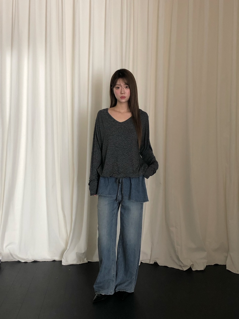 ONDO-P東大門直郵女裝新品休閑熱賣推薦真品人氣長袖T恤ONDO-P長袖T恤