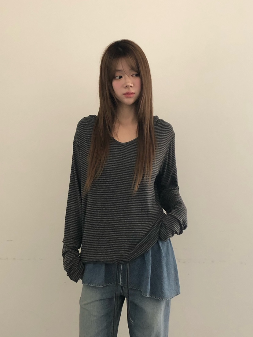 ONDO-P東大門直郵女裝新品休閑熱賣推薦真品人氣長袖T恤ONDO-P長袖T恤