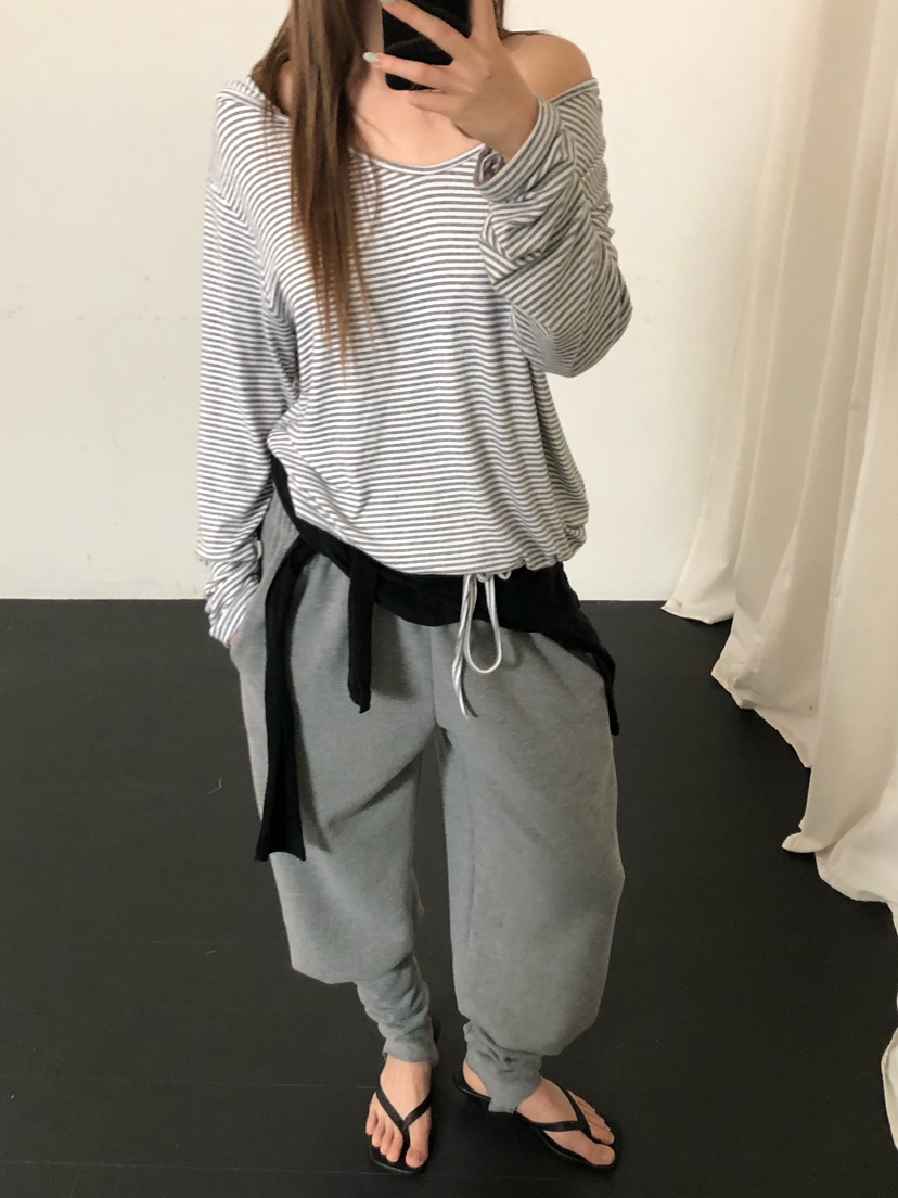 ONDO-P東大門直郵女裝新品休閑熱賣推薦真品人氣長袖T恤ONDO-P長袖T恤圖色2