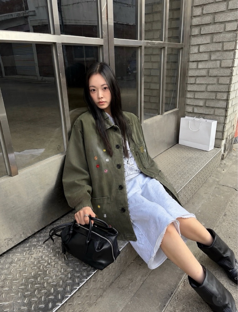 ONDO-P東大門代購女士新款熱賣休閑真品推薦時尚夾克刺繡ONDO-P夾克