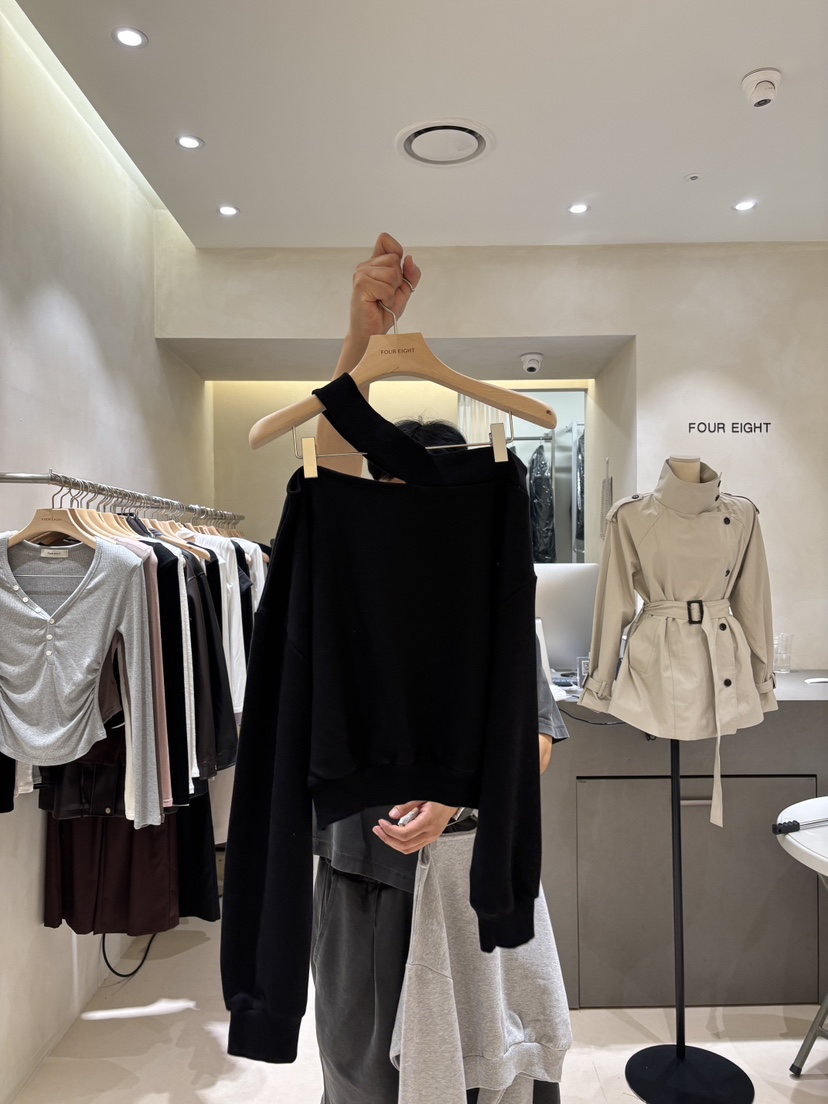 FOUREIGHT韓國代購女裝新品推薦26夏季休閑人氣時尚熱賣衛衣FOUR EIGHT衛衣圖色3