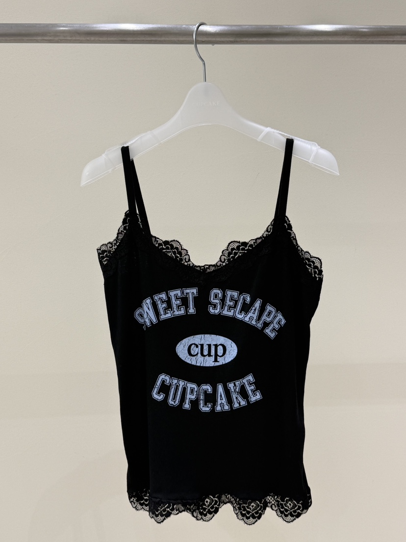 CUPCAKE東大門實拍女裝新款真品26夏季時尚推薦休閑吊帶背心CUPCAKE吊帶/背心圖色2