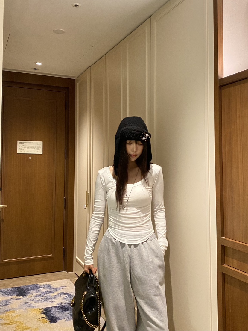 FOUREIGHT韓國直郵女士新款26夏季人氣休閑推薦時尚長袖T恤FOUR EIGHT長袖T恤