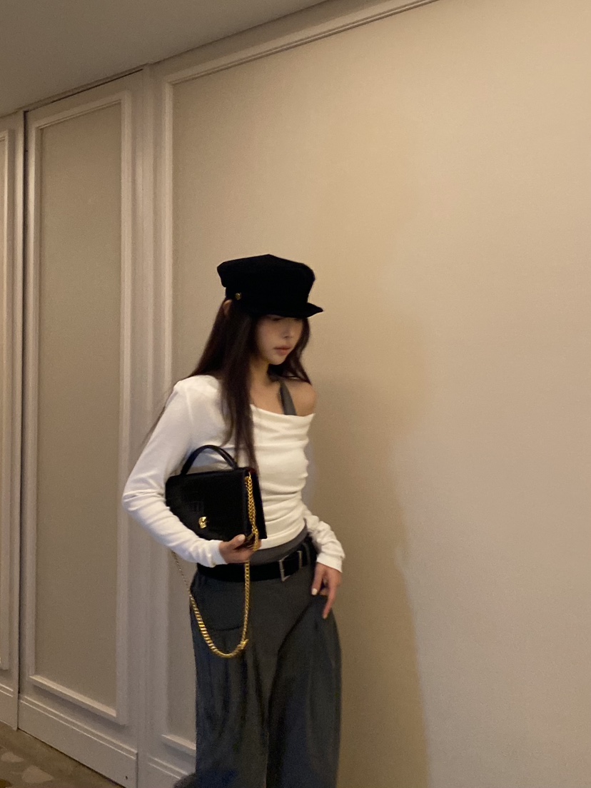 FOUREIGHT東大門實拍女士新款人氣時尚推薦休閑熱賣長袖T恤FOUR EIGHT長袖T恤