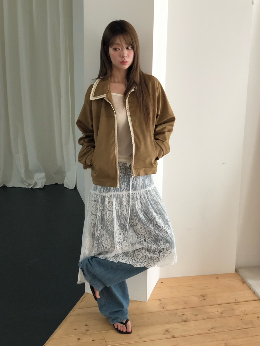 ONDO-P韓國直郵女裝新款休閑推薦26夏季真品半身裙中短裙ONDO-P半身裙/中短裙