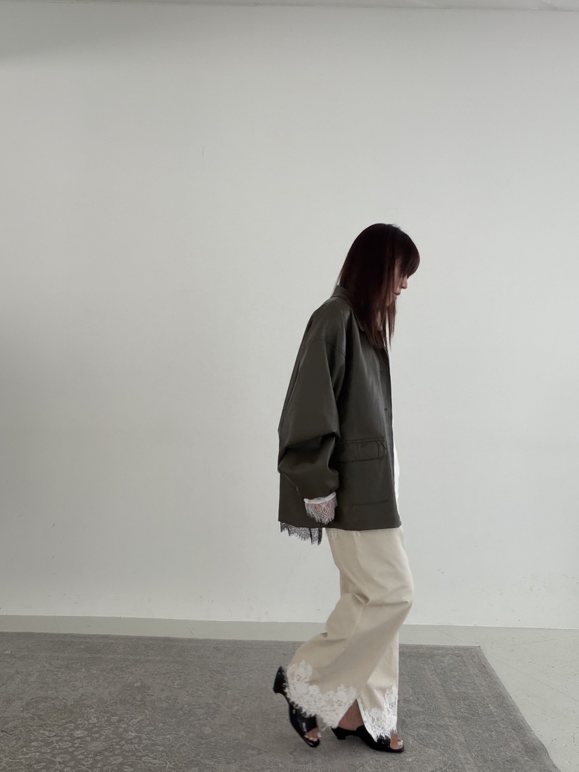 FRANC—L韓國代購女士新品真品推薦熱賣休閑人氣休閑褲蕾絲FRANC休閑褲
