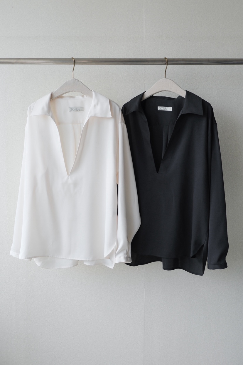 SORBET/FLAT WHITE東大門直郵女裝新款熱賣休閑襯衫蕾絲衫SORBET/FLAT WHITE襯衫/蕾絲衫