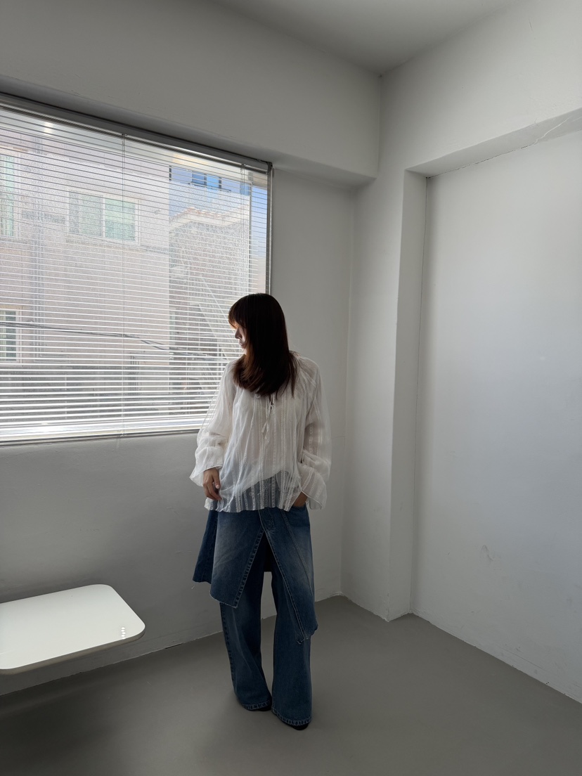 FRANC—L韓國直郵女裝新款26夏季熱賣推薦真品襯衫蕾絲衫FRANC襯衫/蕾絲衫
