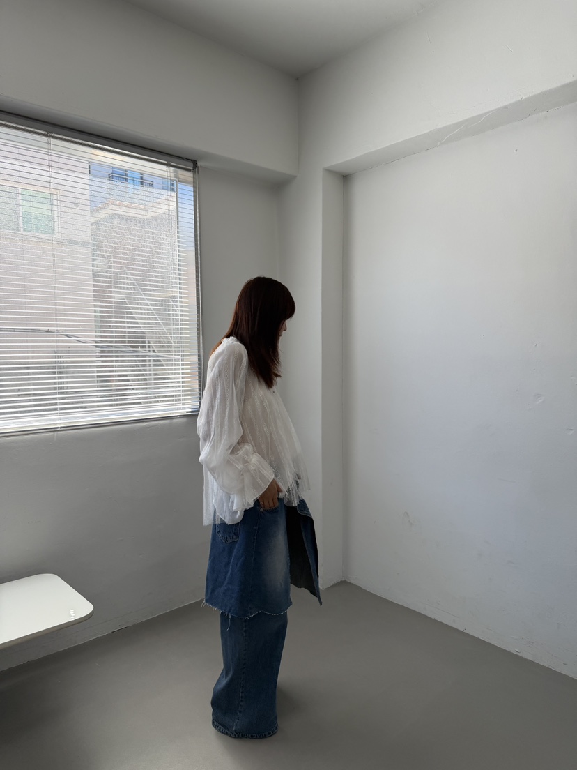 FRANC—L韓國直郵女裝新款26夏季熱賣推薦真品襯衫蕾絲衫FRANC襯衫/蕾絲衫