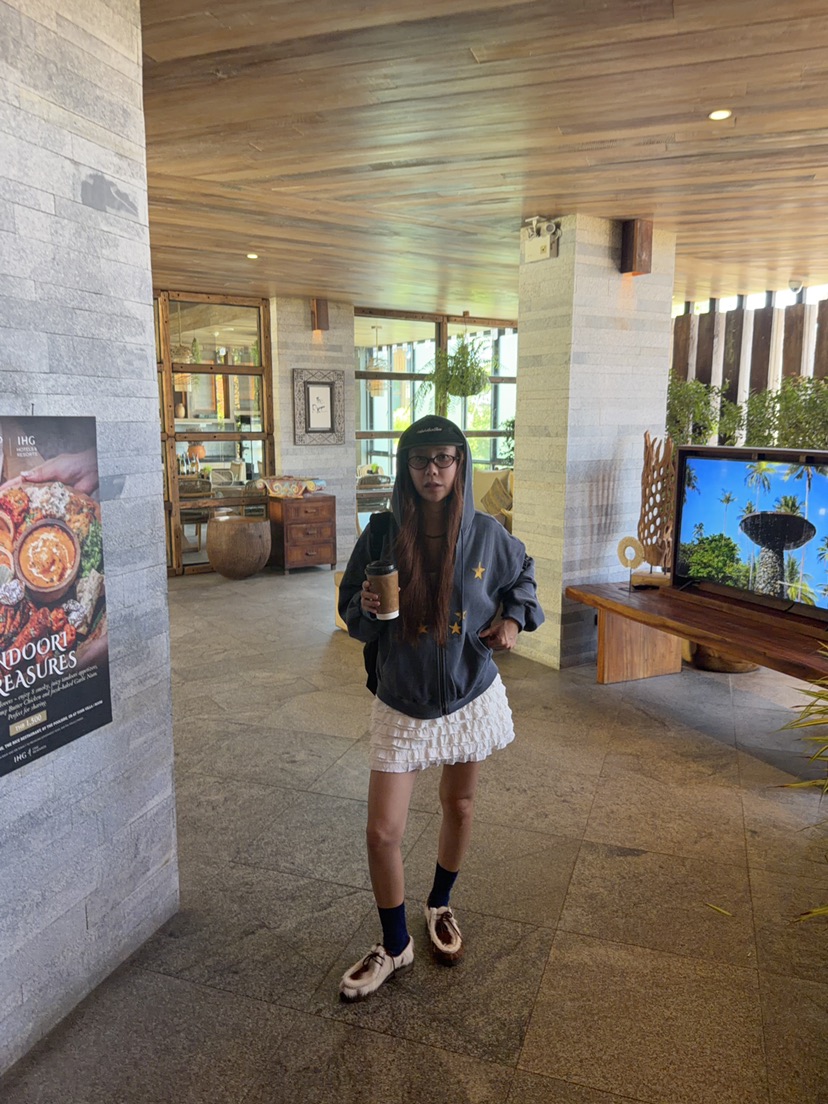 SUNDER MARKET韓國代購女裝新款時尚真品休閑熱賣26夏季衛衣SUNDER MARKET衛衣
