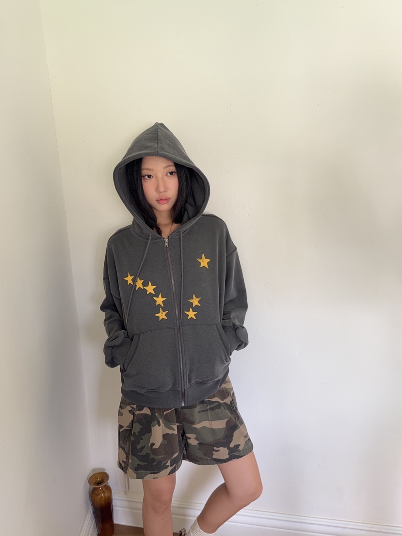 SUNDER MARKET韓國代購女裝新款時尚真品休閑熱賣26夏季衛衣SUNDER MARKET衛衣圖色1