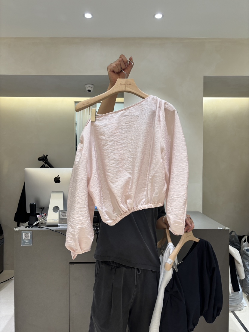 FOUREIGHT韓國代購女士新品真品26夏季推薦熱賣襯衫蕾絲衫FOUR EIGHT襯衫/蕾絲衫圖色2