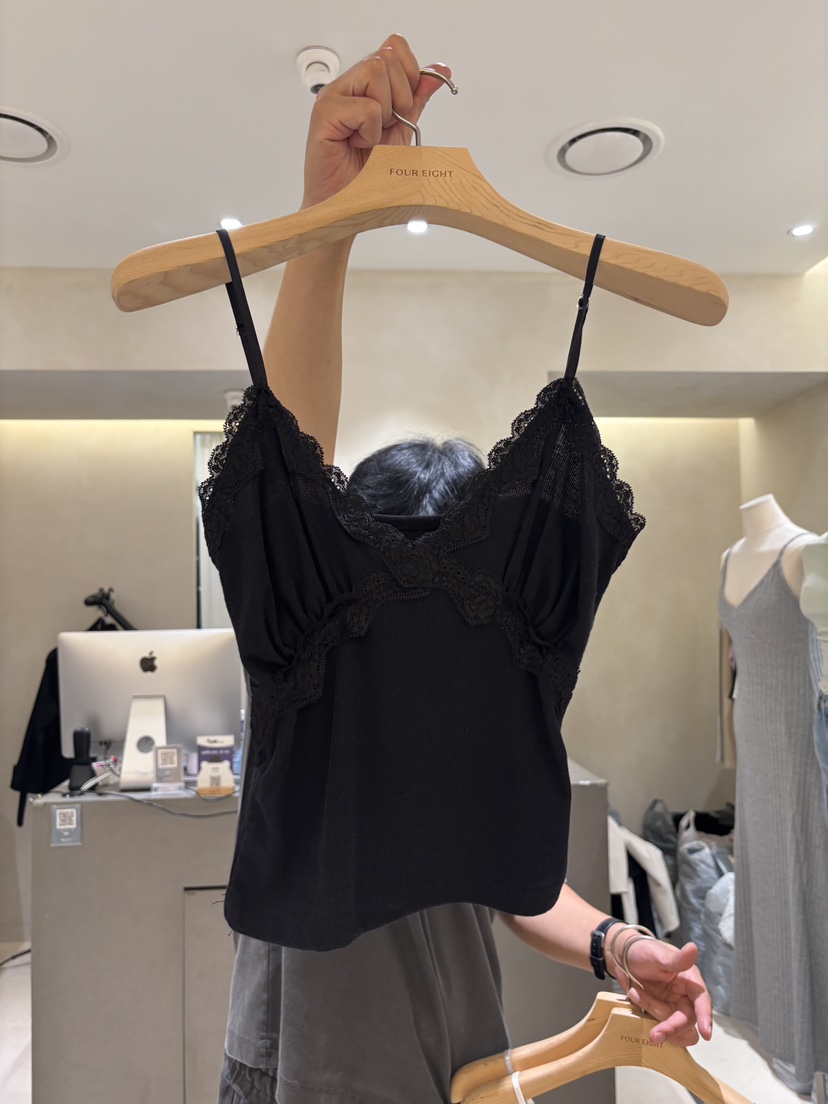 FOUREIGHT東大門代購女裝新品人氣26夏季吊帶背心蕾絲無袖FOUR EIGHT吊帶/背心圖色3