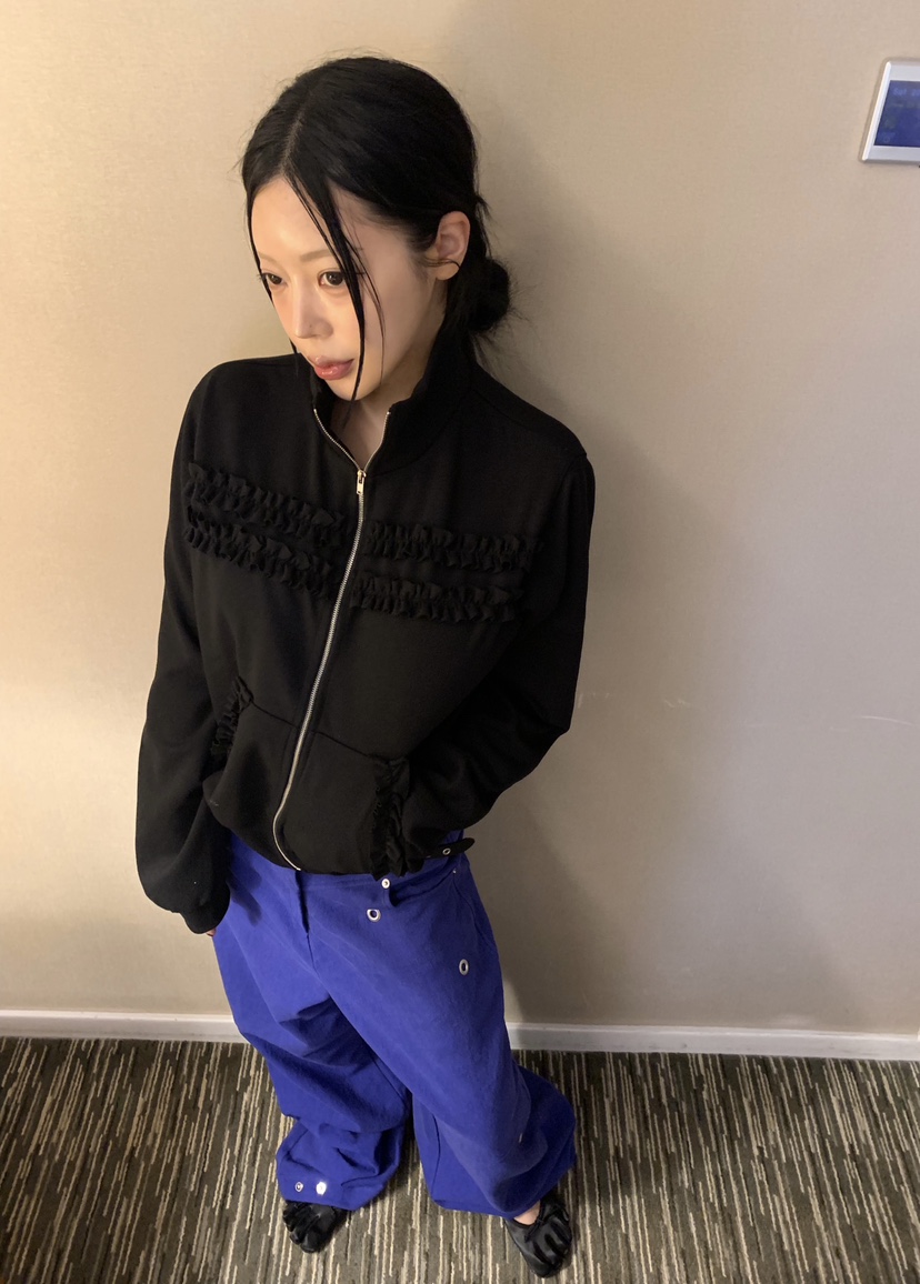 SEOLO韓國代購女裝新款真品人氣時尚熱賣26夏季休閑褲鏤空Seolo seoul休閑褲