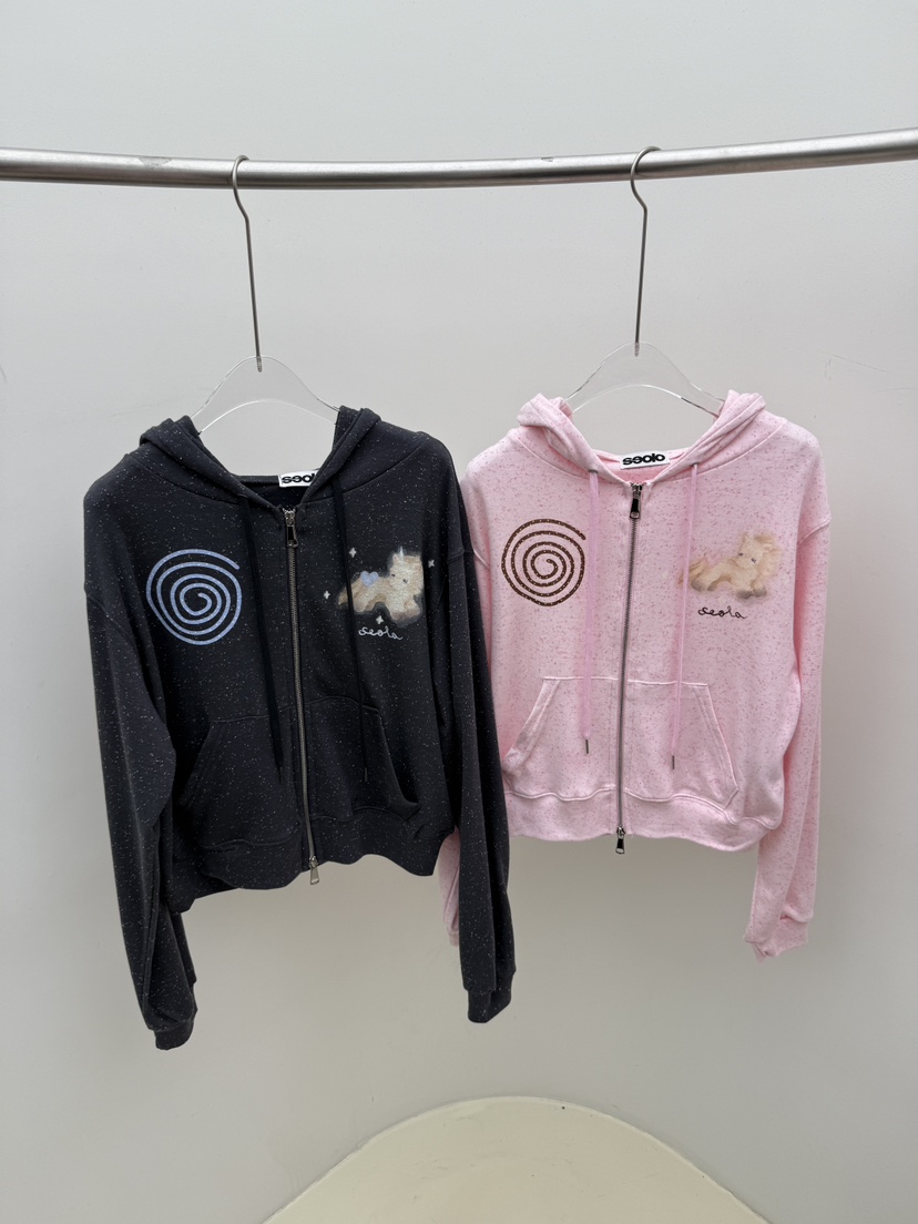 SEOLO東大門代購女士新品時尚真品26夏季熱賣人氣衛衣連帽衫Seolo seoul衛衣
