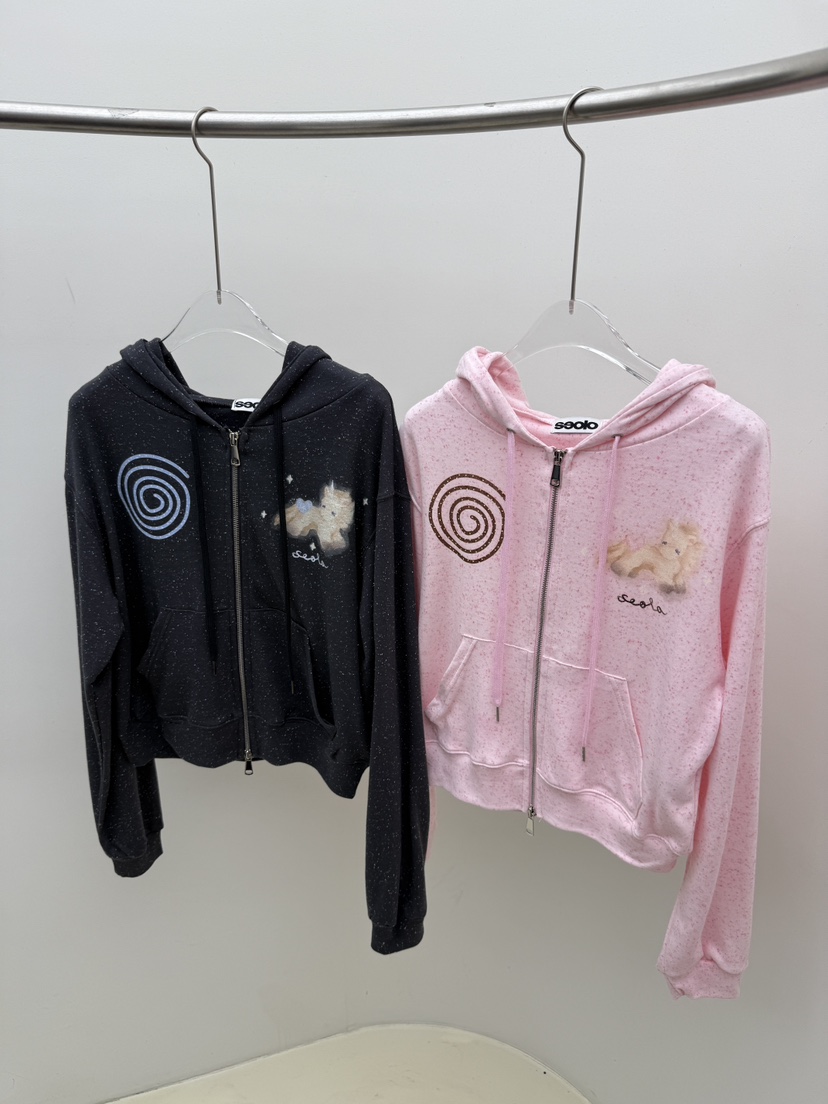SEOLO東大門代購女士新品時尚真品26夏季熱賣人氣衛衣連帽衫Seolo seoul衛衣