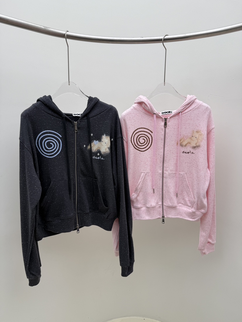 SEOLO東大門代購女士新品時尚真品26夏季熱賣人氣衛衣連帽衫Seolo seoul衛衣