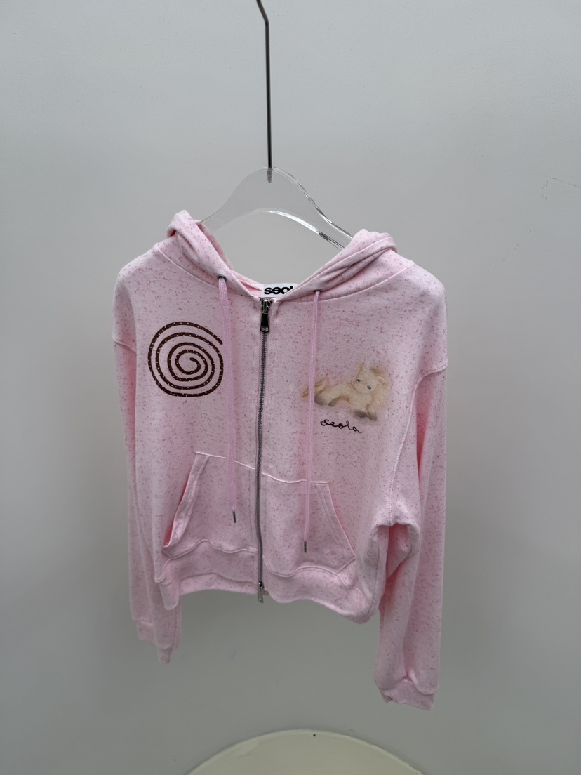 SEOLO東大門代購女士新品時尚真品26夏季熱賣人氣衛衣連帽衫Seolo seoul衛衣圖色2