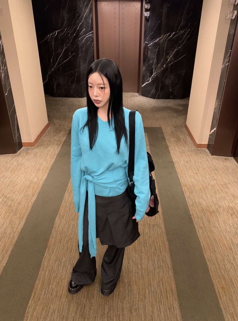 SEOLO東大門代購女士新款26夏季時尚熱賣人氣真品針織衫羊絨Seolo seoul針織衫